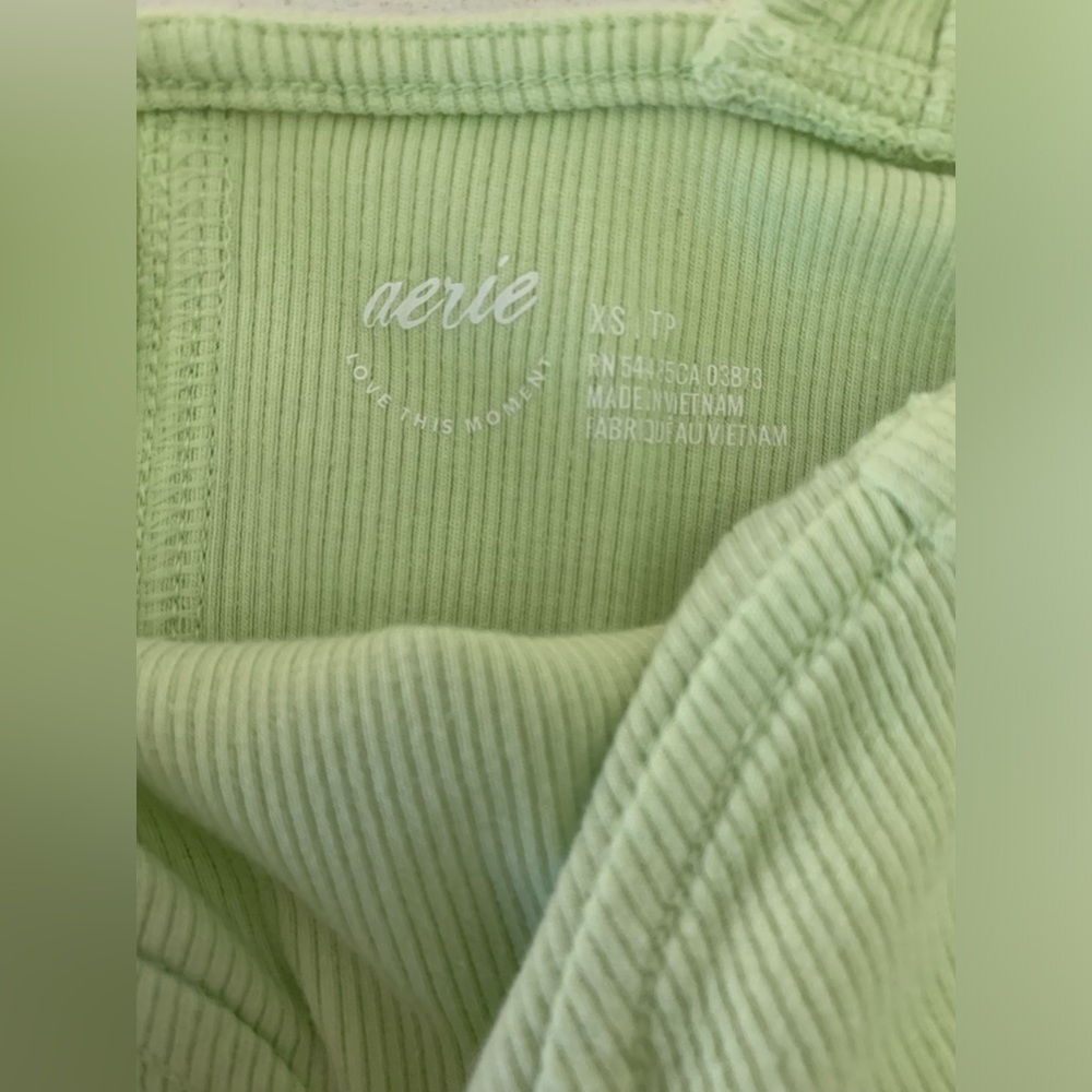 Aerie Lime Green Tank Top - Picture 7 of 11